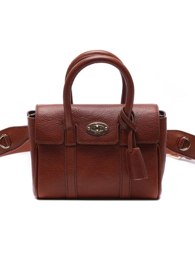 Mini Bayswater Tote Bag Brown - MULBERRY - BALAAN 3