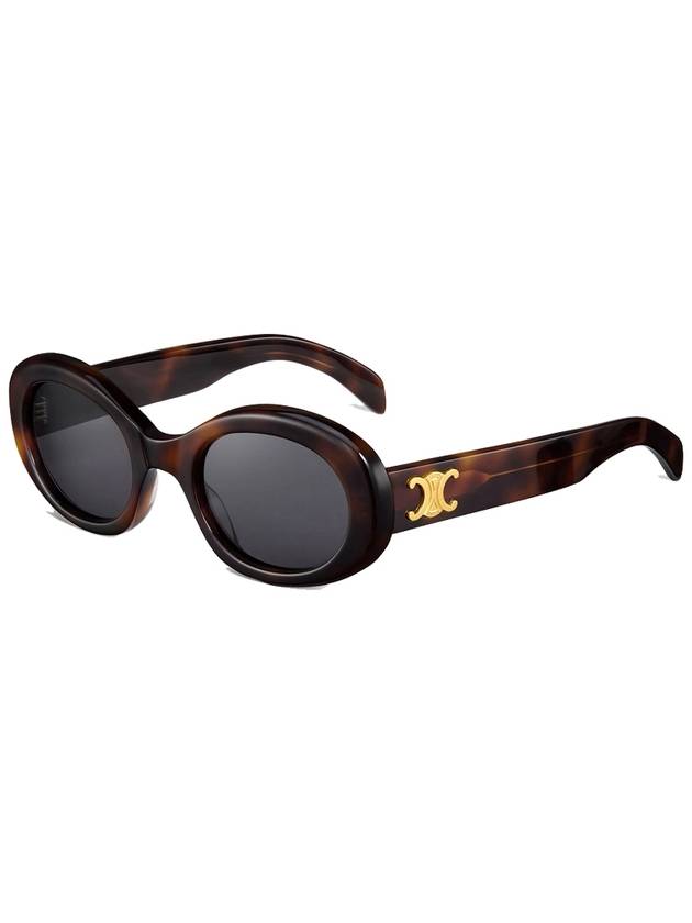 Eyewear Triomphe Acetate Sunglasses Blonde Havana - CELINE - BALAAN 4