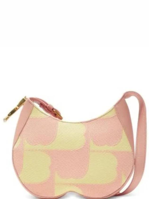 Small Chess Leather Shoulder Bag Pink - BURBERRY - BALAAN 2