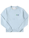 Double Head Fox Patch Sweatshirt Blue - MAISON KITSUNE - BALAAN 2