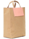 Logo Canvas Baker Out Medium Tote Bag Pink Beige - ACNE STUDIOS - BALAAN 5