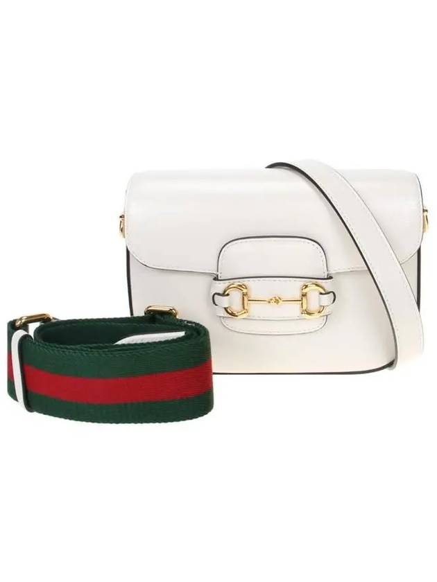 Horsebit 1955 Mini Cross Bag White - GUCCI - BALAAN 2