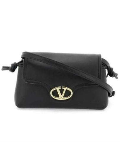 V Logo 1960 Nappa Leather Small Cross Bag Black - VALENTINO - BALAAN 2