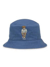 Polo Bear Twill Bucket Hat Navy - POLO RALPH LAUREN - BALAAN 2