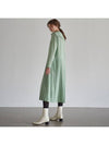 Women's Sailor Stitch Pleated Dress_Mint Green - MITTE - BALAAN 4