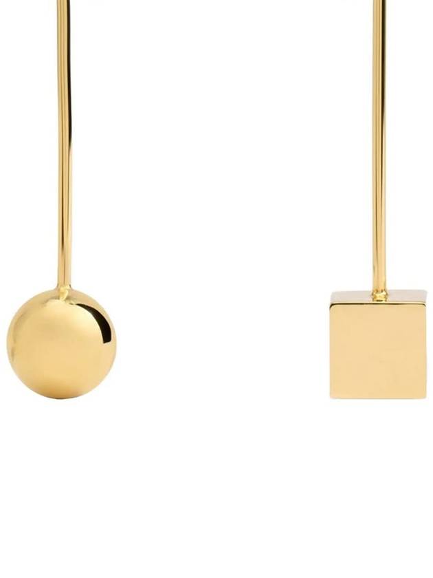 Les Boucles Nodo Earrings Gold - JACQUEMUS - BALAAN 3