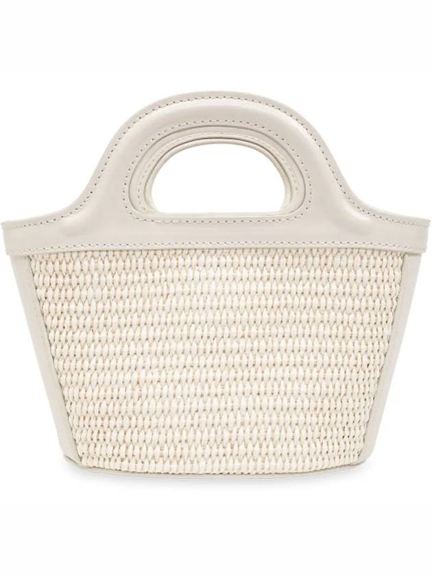 Rattan Micro Tropicalia Cross Bag White - MARNI - BALAAN 4