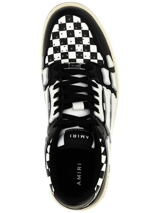 Amiri 'Checkered Skel Top Low' Sneakers - AMIRI - BALAAN 4