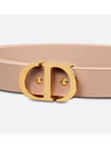 30 Montaigne 15MM Loop Ultrasoft Calfskin Belt Pink - DIOR - BALAAN 3