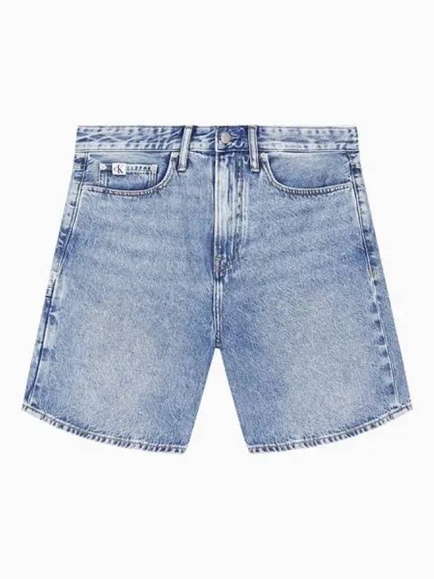 Jeans Eco Cool Relaxed Fit Denim Shorts Light Blue - CALVIN KLEIN - BALAAN 2