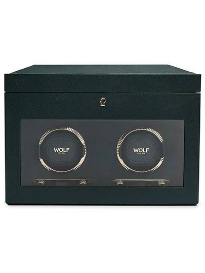 Double Watch Winder Green - WOLF - BALAAN 2