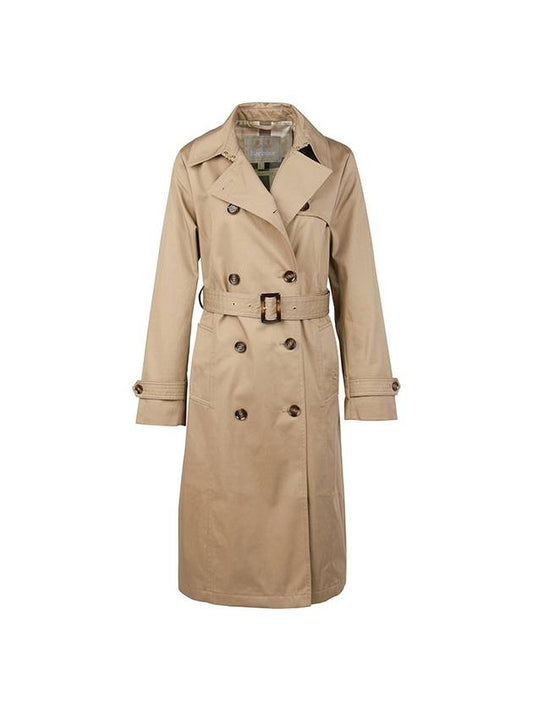 Women's Greta Trench Double Coat Beige - BARBOUR - BALAAN 1