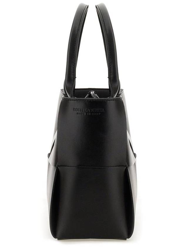 Arco Intrecciato Small Tote Bag Black - BOTTEGA VENETA - BALAAN 4