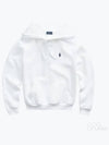 Women's Embroidered Logo Long Sleeve Hoodie White - POLO RALPH LAUREN - BALAAN 2