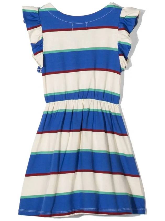 Kids Striped Frill Dress 121AC112 105 - BOBO CHOSES - BALAAN 3