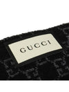 GG Two-Tone Wool Muffler Black - GUCCI - BALAAN 4