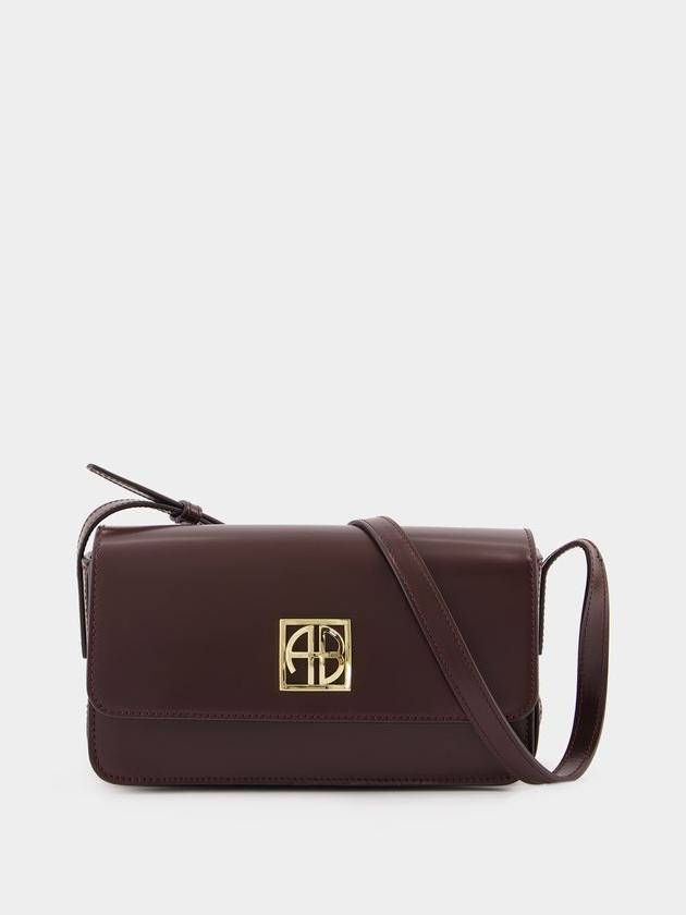 Elly Crossbody - ANINE BING - Leather - Burgundy - ANINE BING - BALAAN 1