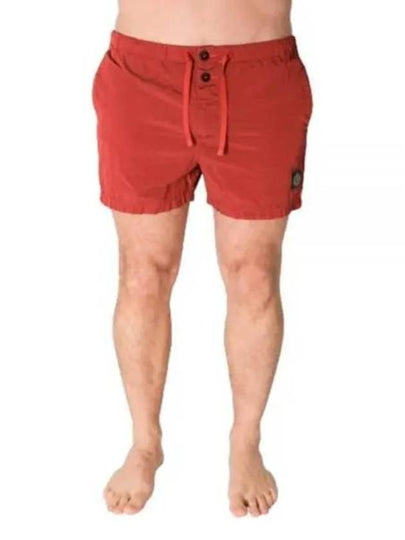 Swimming Nylon Trunk Shorts Red - STONE ISLAND - BALAAN 2