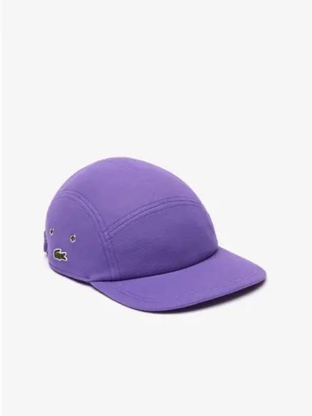 Pique Jockey Cap Purple - LACOSTE - BALAAN 2