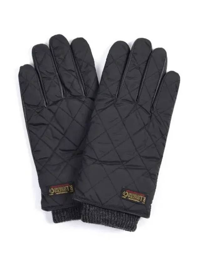 Touch Screen Quilted Field Gloves Black - POLO RALPH LAUREN - BALAAN 3