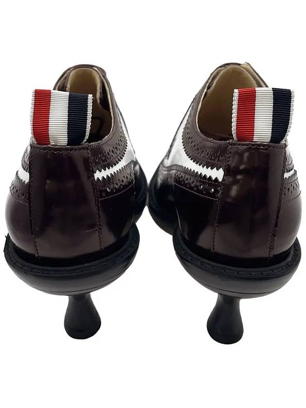 Soft Spazzolato Curved Heel Loafers Brown - THOM BROWNE - BALAAN 6