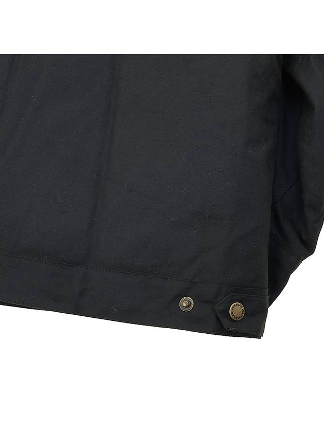 Men's Logo Patch Walkers Wax Jacket Sage Green - BARBOUR - BALAAN.