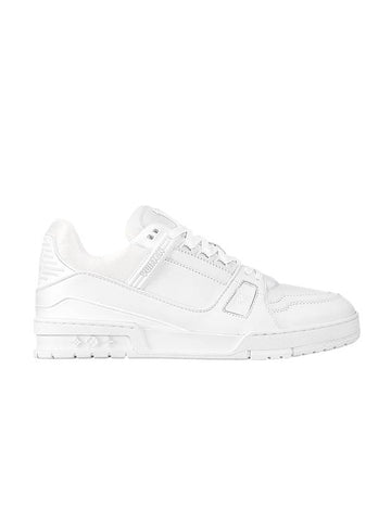 LV Trainer Low Top Sneakers White - LOUIS VUITTON - BALAAN 1