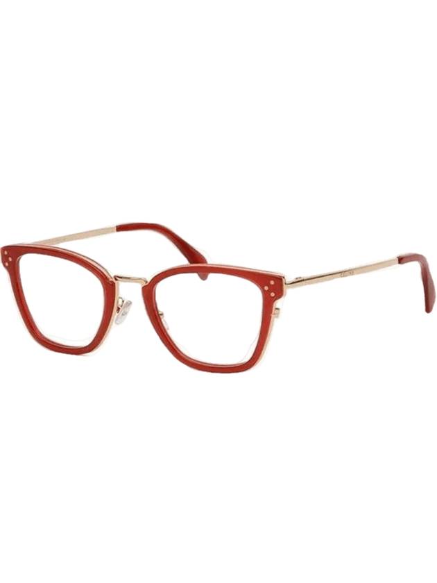 Eyewear Soltex Square Eyeglasses Red - CELINE - BALAAN 1