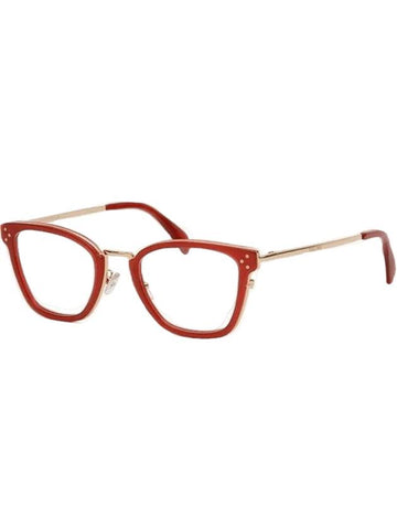 Eyewear Soltex Square Eyeglasses Red - CELINE - BALAAN 1