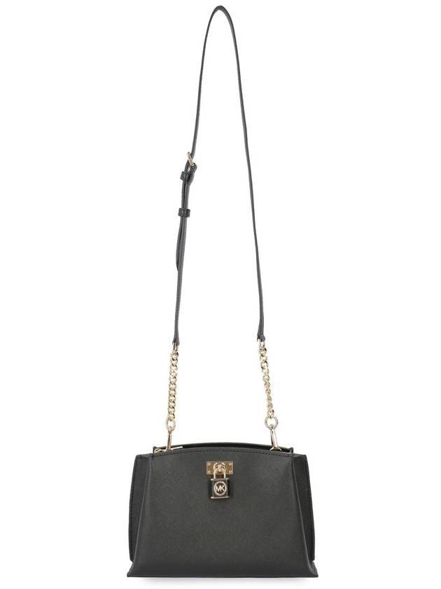 Ruby Saffiano Leather Message Bag Black - MICHAEL KORS - BALAAN 6