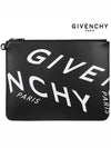 Big Logo Print Clutch Bag Black - GIVENCHY - BALAAN 3