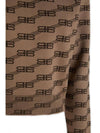 BB Icon Jacquard Knit Top Brown - BALENCIAGA - BALAAN 4