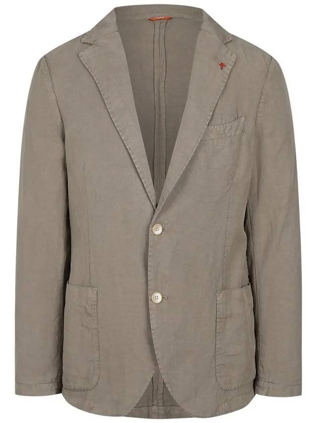 Men's casual hemp blend jacket MMJAM5T60 950 - AT.P.CO - BALAAN 7