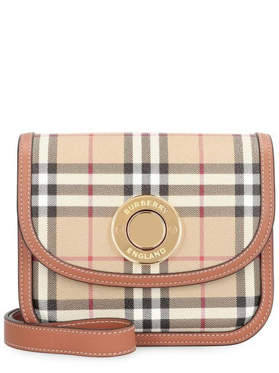 Elizabeth Check Pattern Small Cross Bag Beige - BURBERRY - BALAAN 2