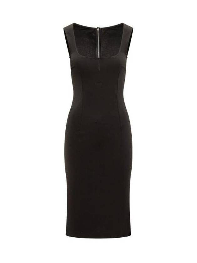 Midi One Piece F6DLOTFUGN7 N0000 BLACK - DOLCE&GABBANA - BALAAN 1