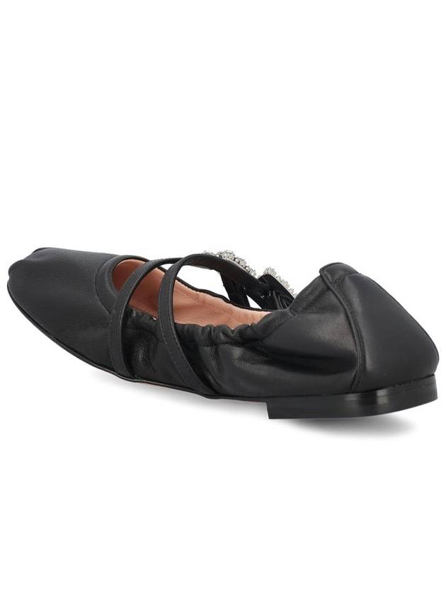 Mary Janes Leather Flat Black - ROGER VIVIER - BALAAN 4