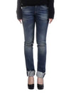 Women's Low Waist Cotton Skinny Jeans Blue - SAINT LAURENT - BALAAN 2