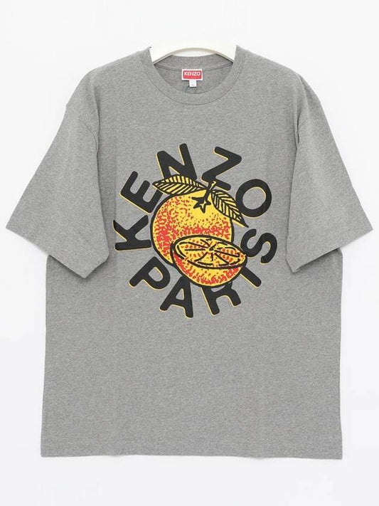 5TS279 4SG 94C Orange T shirt - KENZO - BALAAN 1