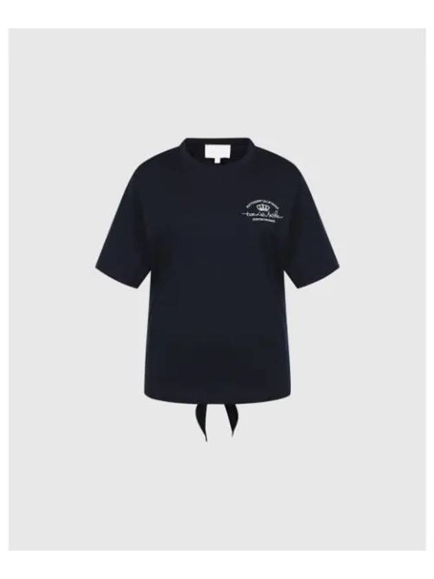 TRAVISMATHEW Women s Back Tie T Shirt Navy - TRAVIS SCOTT - BALAAN 1