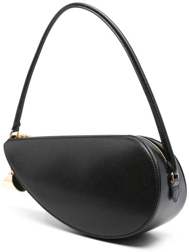 Le Demi-Coeur Goatskin Shoulder Bag Black - ALAIA - BALAAN 3