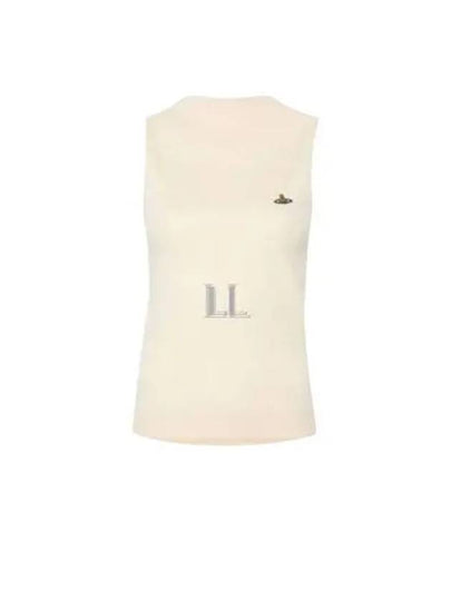 ORB Logo Sleeveless Off White - VIVIENNE WESTWOOD - BALAAN 2