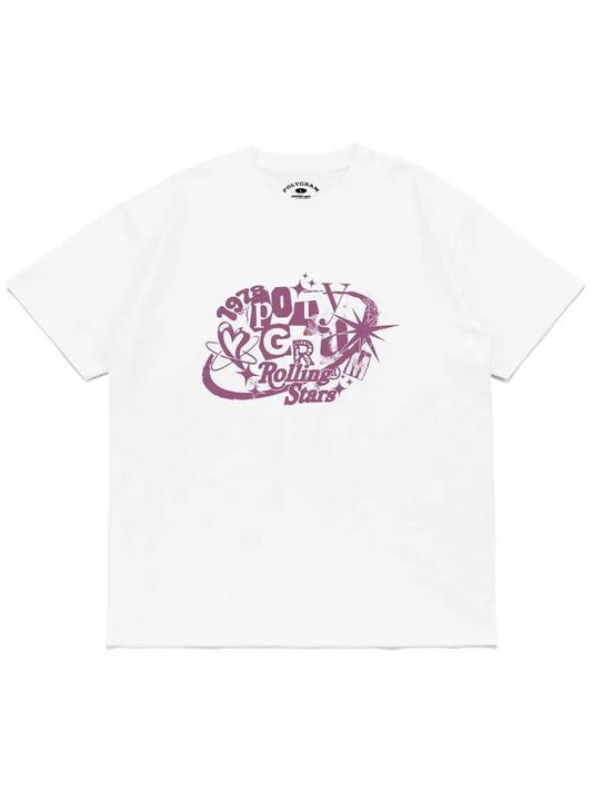 ORBIT STAR T SHIRTS WHITE - POLYGRAM - BALAAN 1