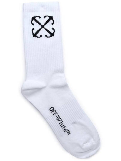 Arrow Motif Socks White - OFF WHITE - BALAAN 2