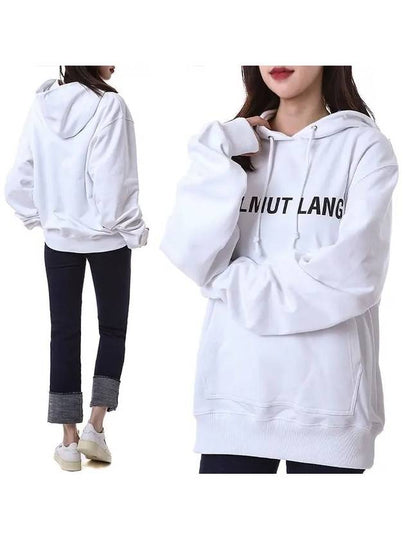 Core Logo Hoodie White - HELMUT LANG - BALAAN 2