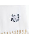 Wool Fox Head Muffler Ivory - MAISON KITSUNE - BALAAN 3