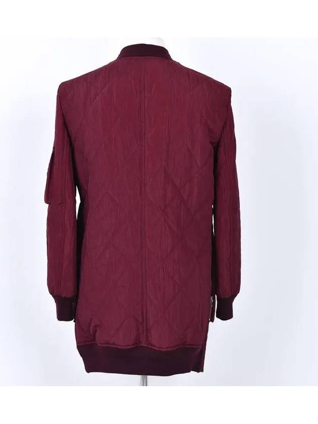 Burgundy Shining Bomber Jacket - GOLDEN GOOSE - BALAAN 5