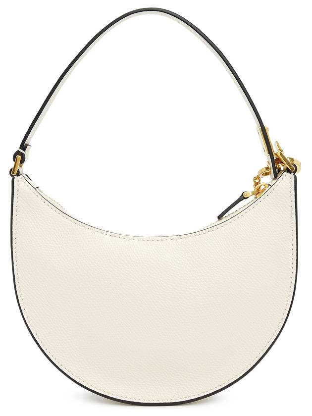 V Logo Hobo Shoulder Bag Ivory - VALENTINO - BALAAN 5