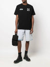 Logo Print Short Sleeve T-Shirt Black - OFF WHITE - BALAAN 3