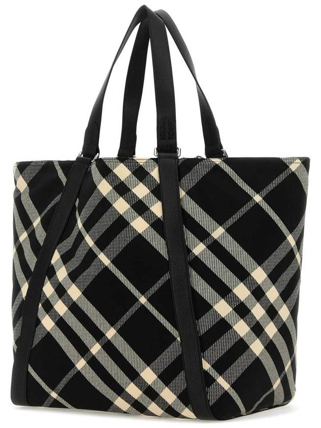 Festival Canvas Tote Bag Black - BURBERRY - BALAAN 3