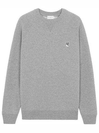 Grey Fox Head Patch Classic Sweatshirt Grey Melange - MAISON KITSUNE - BALAAN 2